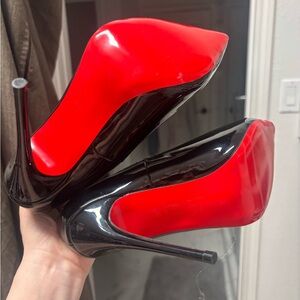 Red sole fashion heels